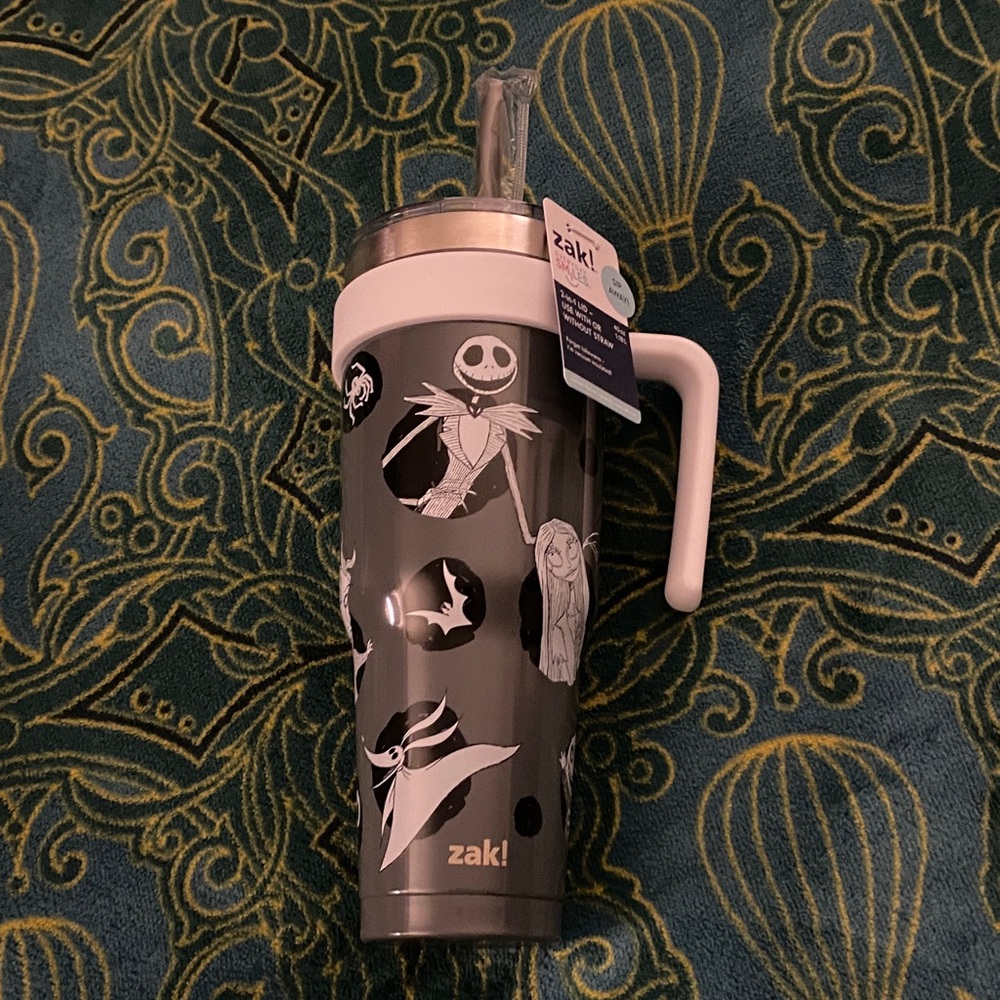 Disney Gray Nightmare Before Christmas Tumbler